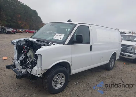 2024 Chevrolet Express Cargo Rwd 2500 Regular Wheelbase Wt from USA, damaged, VIN 1GCWGAF74R1290573